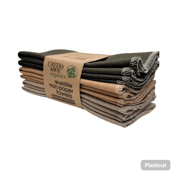 Non-Paper Towel - Organic Brushed Cotton