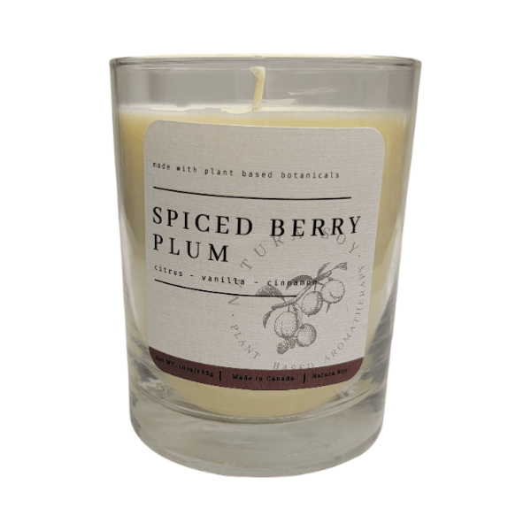 Refillable Candle in New Tumbler Jar - Spiced Berry Plum