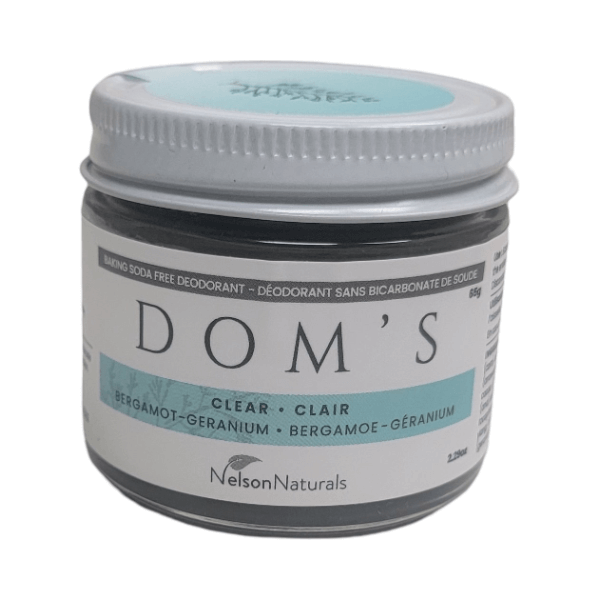 Dom's Deodorant - Clear - Baking Soda Free