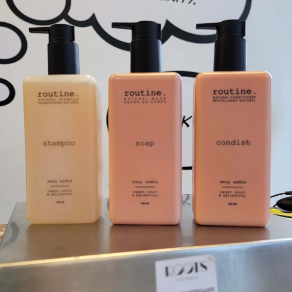 Sexy sadie shampoo, conditioner and body wash
